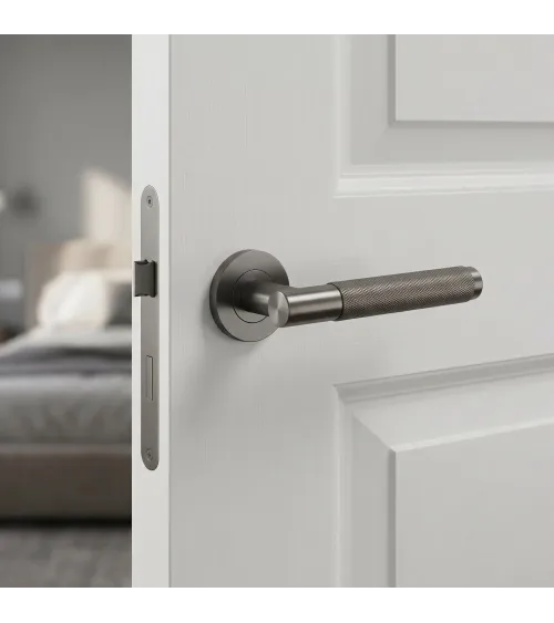 OVAL 1741 graphite door handle design handle