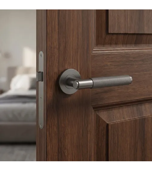 OVAL 1741 graphite door handle design handle
