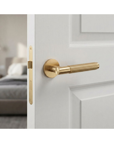 OVAL 1741 Matt Gold Door Handles
