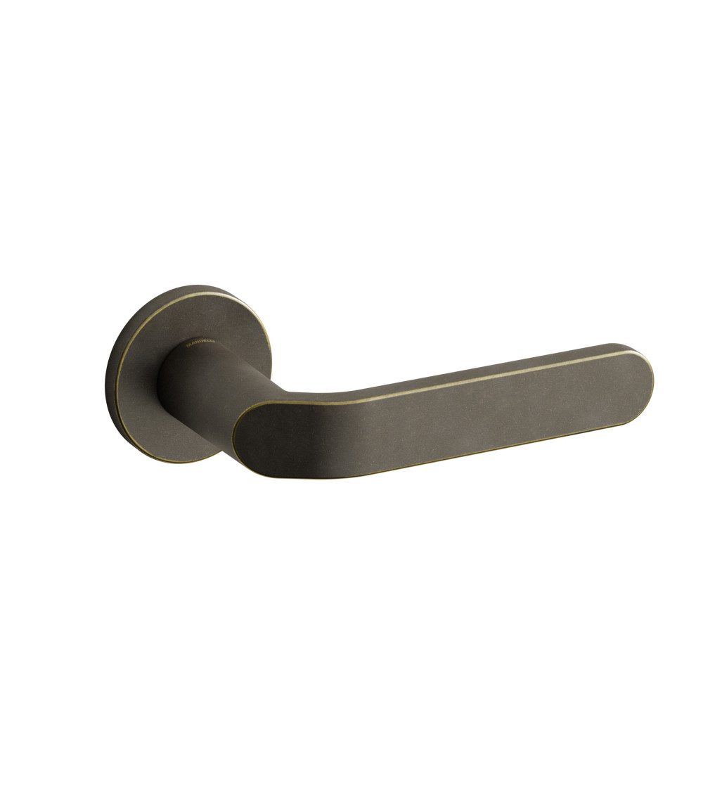Bronze Mandelli Callas door handle design handle