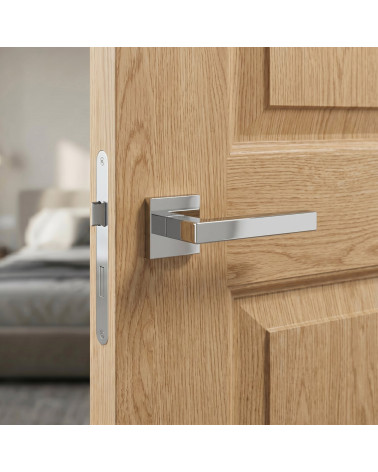 Polished Chrome Door Handle Line STELLA Q