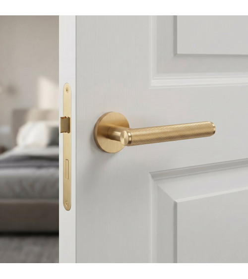 Matt gold KERRIA door handle designer handle