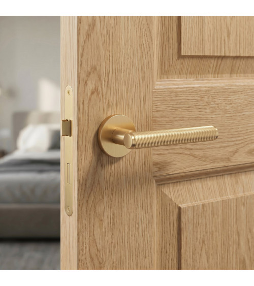 Matt gold KERRIA door handle designer handle