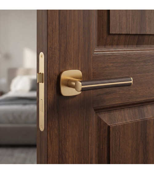 DAVIDIA matt gold door handle designer handle
