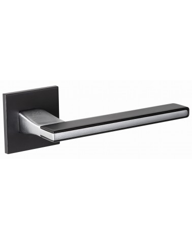 Black NICOLA square door handle - design handle