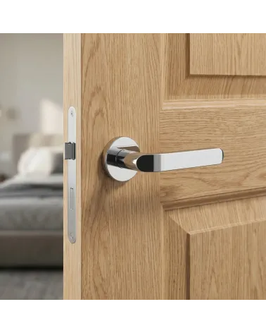 Mandelli Callas Polished Chrome Door Handles