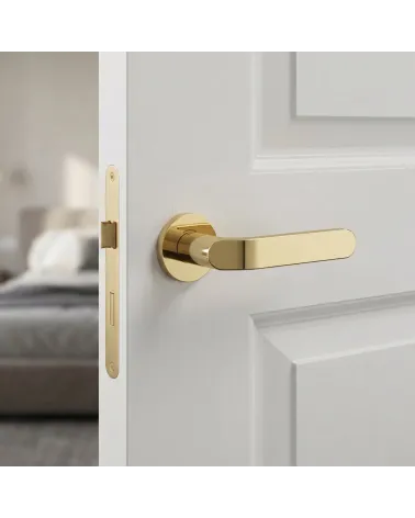 Brass Door Handles Mandelli Callas 100% Italian