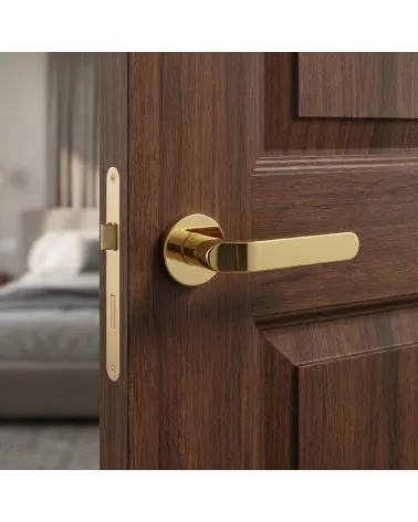 Brass Door Handles Mandelli Callas 100% Italian