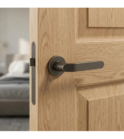 Bronze Mandelli Callas door handle design handle