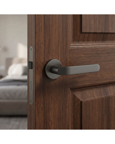 Mandelli Callas Satin Chrome Door Handles
