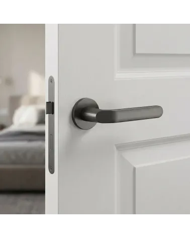 Mandelli Callas matt gold door handles