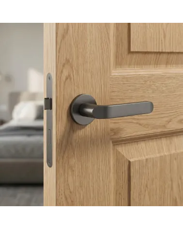 Mandelli Callas matt gold door handles