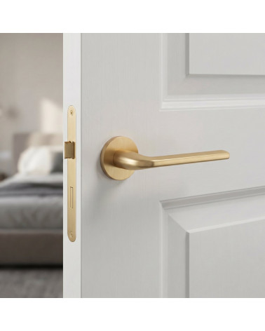 OLEANDRO matt gold door handles