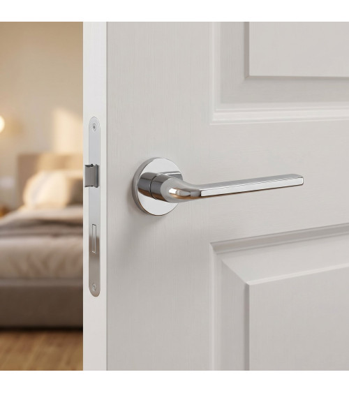 OLEANDRO polished chrome door handle designer handle
