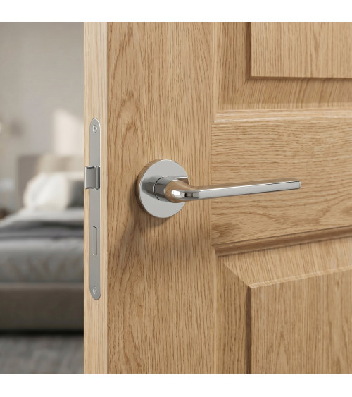 OLEANDRO polished chrome door handle designer handle