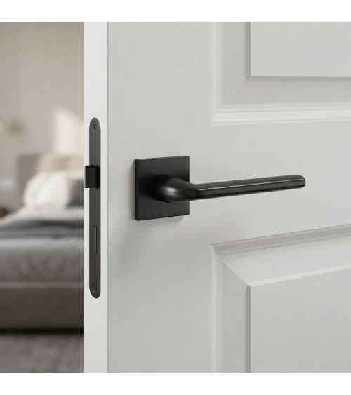 Black Scandi Slim door handle design handle