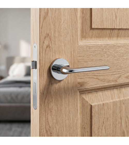 Retro Scandi door handle designer ironmongery