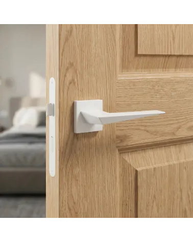 Blade White Door Handles