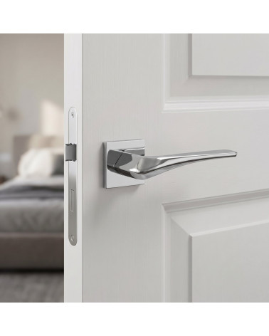 Polished chrome door handles Heavy
