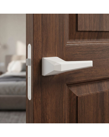 Prisme White Door Handles
