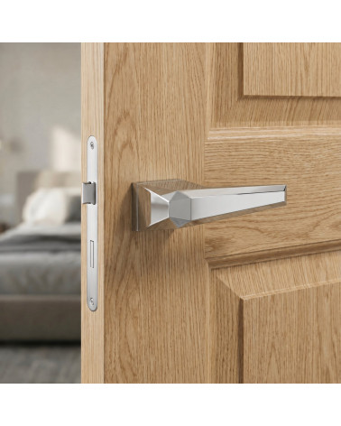 Polished Chrome Door Handles Prisme