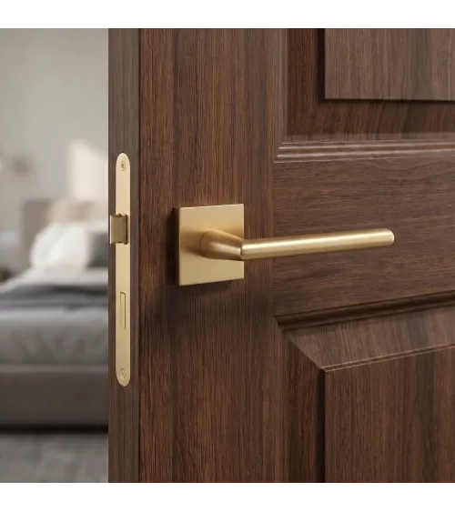 PRIMULA door handle matt gold design handle