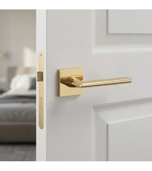 PRIMULA polished gold door handle design handle