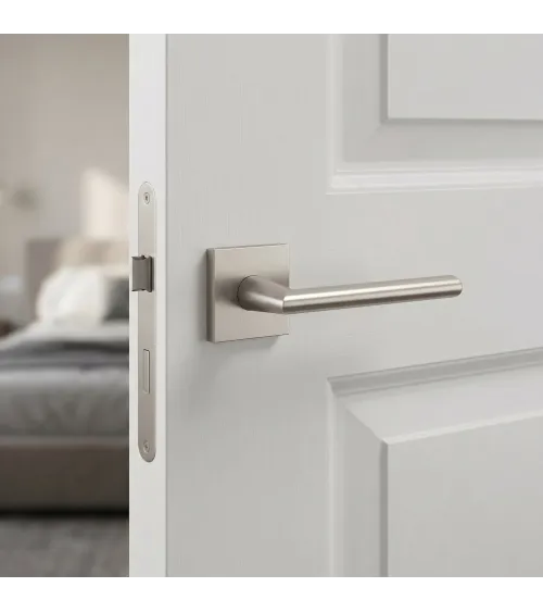 PRIMULA satin nickel door handle design handle