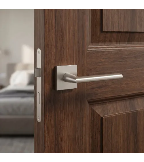 PRIMULA satin nickel door handle design handle