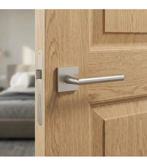 PRIMULA satin nickel door handle design handle