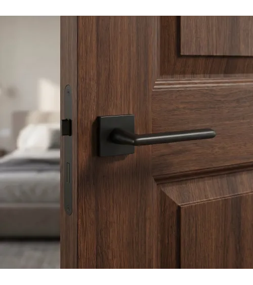 Black door handle PRIMULA design handle