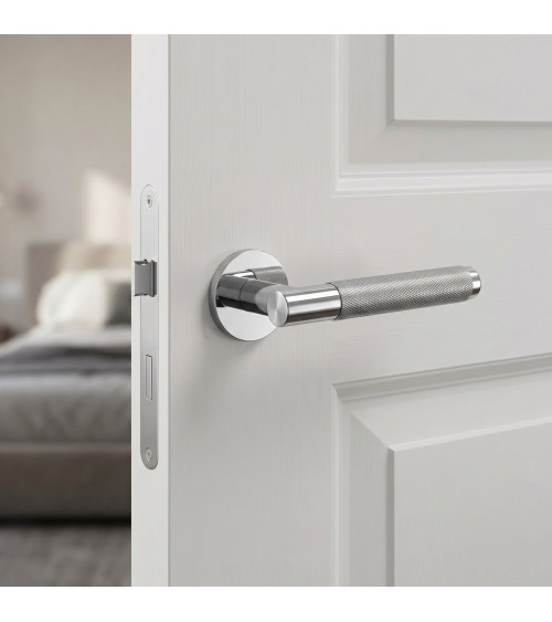 MOLINIA polished chrome door handle designer handle