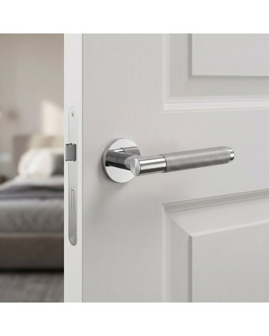 Bright Chrome Sparkling and Refined Door Handle - MOLINIA
