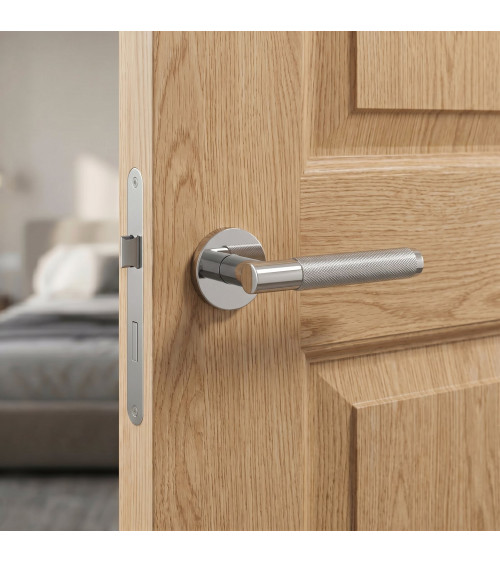 MOLINIA polished chrome door handle designer handle