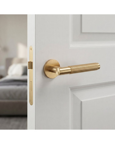 Subtle and Delicate Matt Gold Door Handle - MOLINIA Model