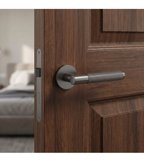 MOLINIA anthracite door handle design hardware