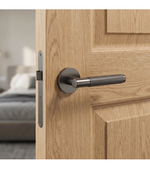 MOLINIA anthracite door handle design hardware