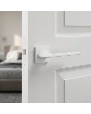 Harmony white door handles