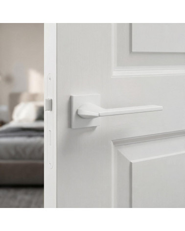 Harmony white door handles