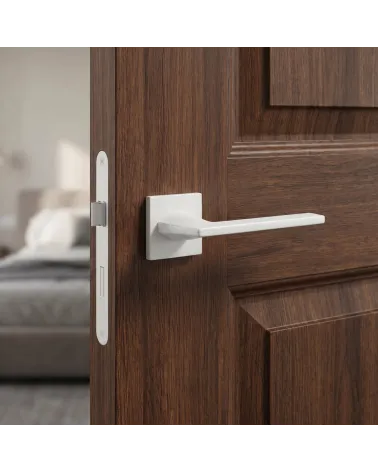 Harmony white door handles