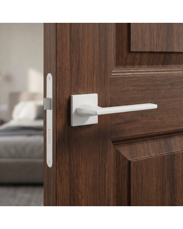 Harmony white door handles