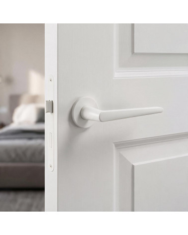 White Arrow Door Handles