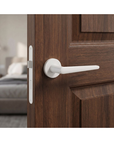White Arrow Door Handles