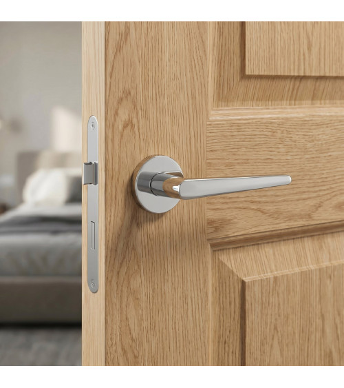 Polished chrome Arrow door handle design handle