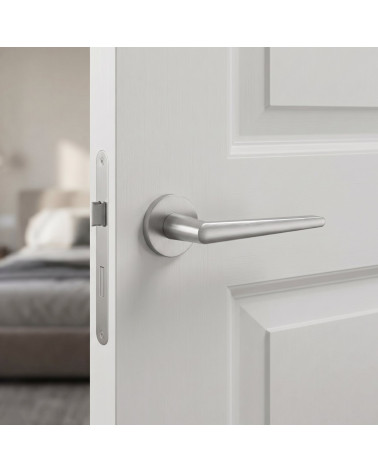 Satin Chrome Arrow Door Handles