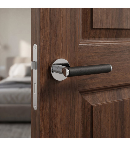 Polished chrome EGERIA door handle designer handle