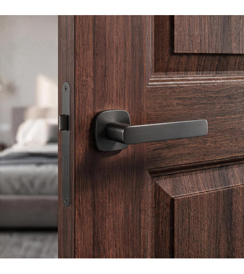 STELLA graphite door handle design ironmongery