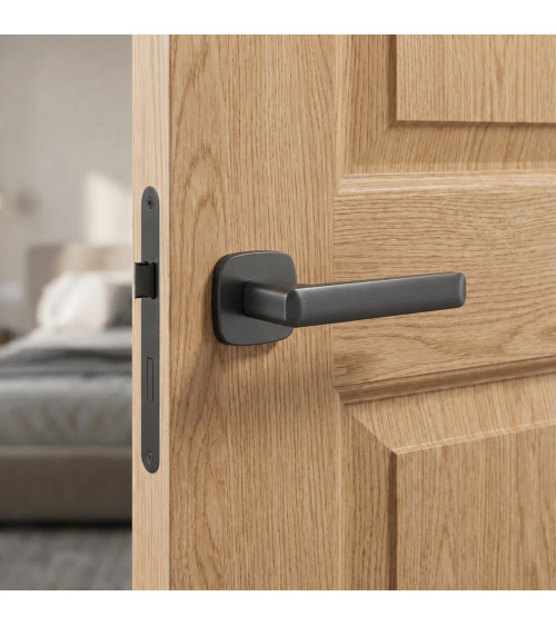 STELLA graphite door handle design ironmongery