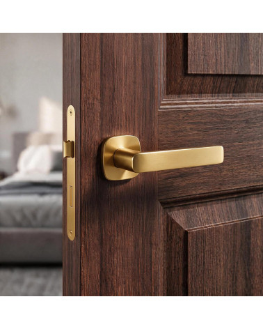 STELLA zamak door handles rounded square