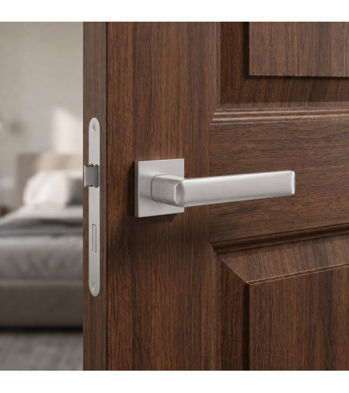 STELLA satin chrome door handle designer handle